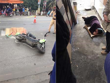 Bà nội và bà ngoại khóc ngất bên thi thể nam sinh lớp 10 bị xe khách đâm tử vong trên đường đi học về