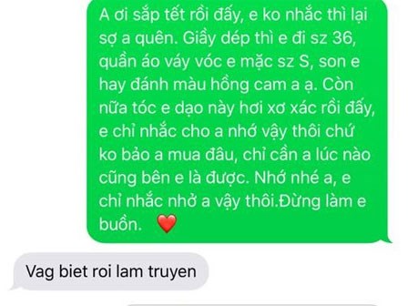 Các chị thi nhau nhắn tin theo trào lưu đòi quà 