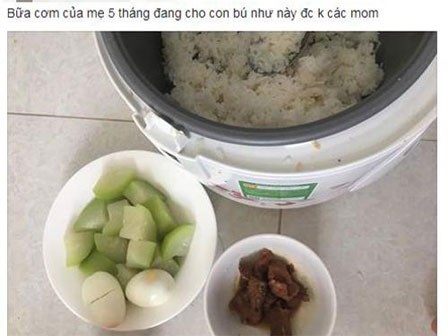 Bà mẹ lên mạng 