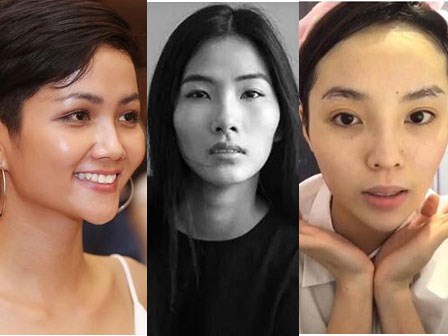 Cận cảnh gương mặt của H'Hen Niê, Kỳ Duyên, Hoàng Thùy khi rũ bỏ lớp son phấn trang điểm