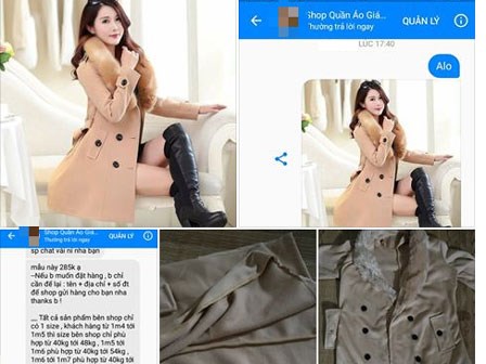 Hí hửng đặt online áo dạ cổ lông sang chảnh diện Tết, bà mẹ trẻ nhận hàng thật mỏng tanh như bánh cuốn