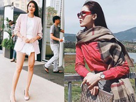 Phạm Hương khoe chân dài bất tận, Kỳ Duyên diện phụ kiện hàng hiệu chất lừ trong street style tuần này