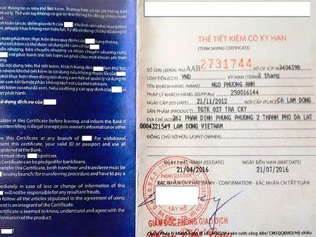 Giả làm sổ tiết kiệm, lừa đảo chiếm đoạt 30 tỷ đồng