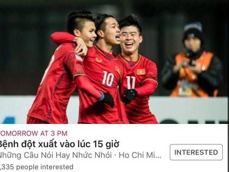 Lập sự kiện ‘rủ rê xem U23 Việt Nam đá bán kết’ đang là ‘trend’ của ngày hôm nay!