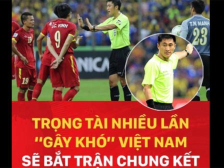 Trọng tài Ma Ning sẽ là trọng tài chính trận chung kết U23 Châu Á