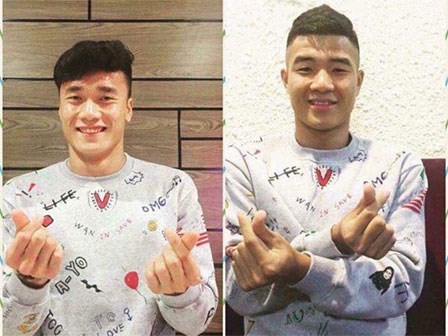 Các nàng ơi, đã tậu áo đôi Tiến Dũng - Đức Chinh U23 để cổ vũ đội nhà chưa?