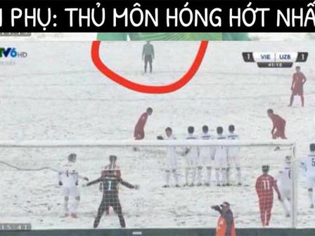 Chùm ảnh hài hước: Dân mạng tự trao các giải phụ đặc biệt cho U23 Việt Nam