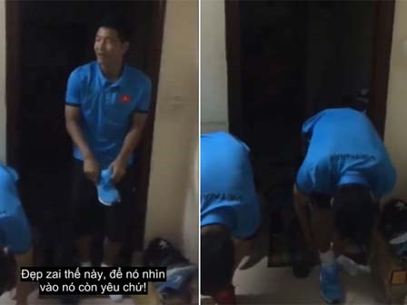 Đức Chinh, Quang Hải không chịu mang dép lê đi gội đầu vì: