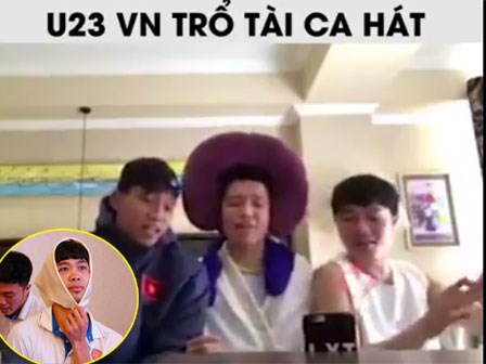 Bất ngờ trước tài ca hát của các cầu thủ U23 Việt Nam