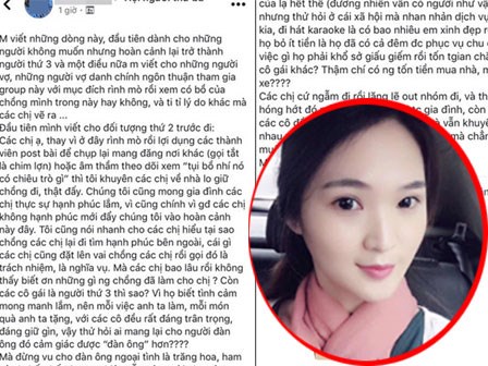 Cô gái gây sốc khi tự nhận là người thứ 3, tuyên bố với các cô vợ: Thay vì rình mò bọn em, các chị về mà lo giữ chồng!