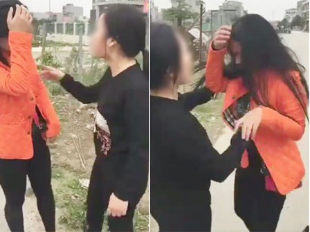 Qua lại với đàn ông đã có gia đình còn nhắn tin thách thức vợ, cô bồ nhí bị hội chị em chặn đường dằn mặt