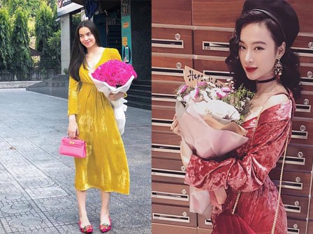 Hồ Ngọc Hà - Angela Phương Trinh dẫn đầu xu hướng nhung rực rỡ đón chào năm mới