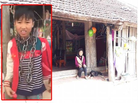 Vụ bé trai bị xích cổ tại Thanh Hóa: Hoàn cảnh đáng thương của bà nội 90 tuổi nuôi cháu hư hỏng