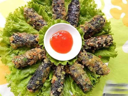 Rong biển cuộn tôm thịt chiên xù lạ mà ngon ngày cuối tuần