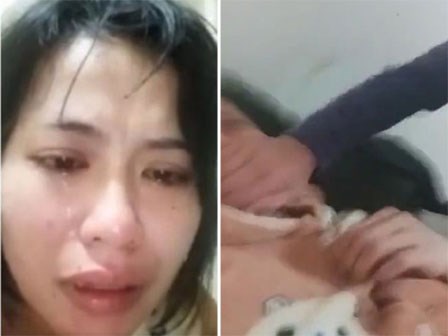 Người giúp việc nước mắt lưng tròng dũng cảm quay video tố chủ đánh đập tàn nhẫn
