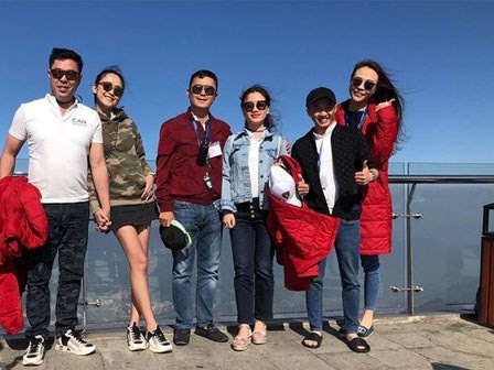 Cường Đô La và Đàm Thu Trang 