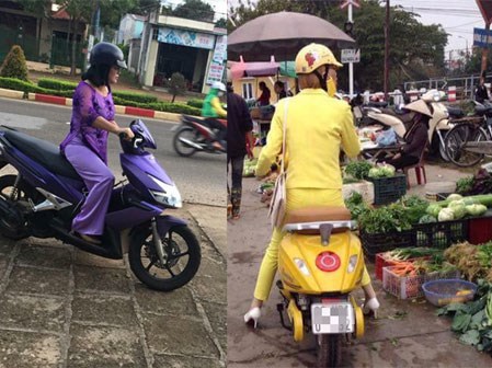 Bản tin thời trang giao thông: Những nàng ninja có 