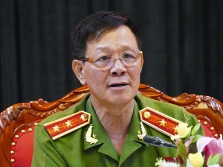 Công an Phú Thọ làm việc với trung tướng Phan Văn Vĩnh