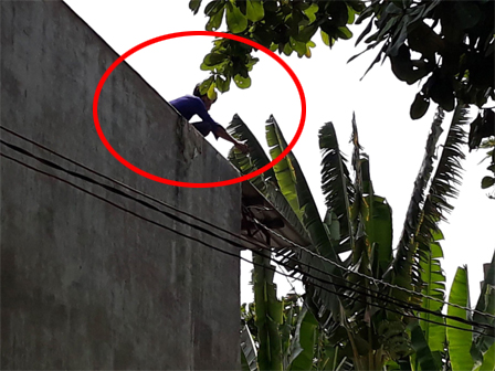 Nam thanh niên nghi ngáo đá nằm... gặm cỏ ở bờ hồ Thiền Quang-2