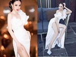 Cuộc chạm trán váy dạ hội mới nhất thuộc về 2 Hoa hậu đình đám, Mỹ Linh và Hương Giang-8