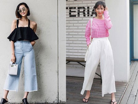 Cất legging và quần jeans đi, 2018 phải mặc quần culottes mới chuẩn!