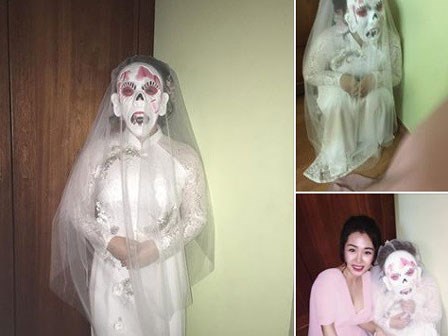 Đêm tân hôn, cô dâu bỗng nhiên mang ‘mặt nạ quái vật’ bước vào khiến chú rể hết hồn!