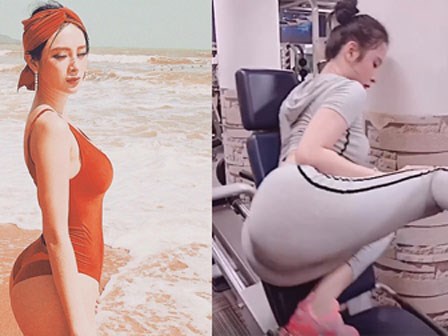 Bài tập giúp Angela Phương Trinh sở hữu vòng ba nở nang, quyến rũ