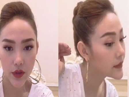 Minh Hằng khiến khán giả hốt hoảng vì cằm nhọn nhìn như bị lệch
