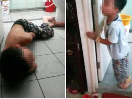 Sự thật gây sốc về hình ảnh những đứa trẻ bị trói chân tay, lột áo nằm dưới nền nhà