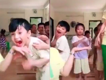 Chết cười khi cô giáo và học sinh chạy theo trào lưu