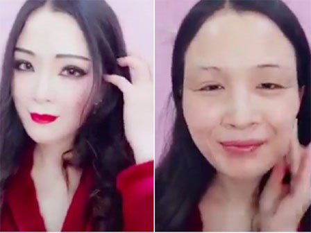 Sức mạnh của trang điểm khủng khiếp thế nào? Xem xong clip này bạn sẽ rõ!
