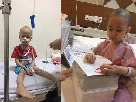 Hành trình tìm lại bầu trời tuổi thơ của em bé 4 tuổi bị ung thư máu khiến nhiều người bật khóc