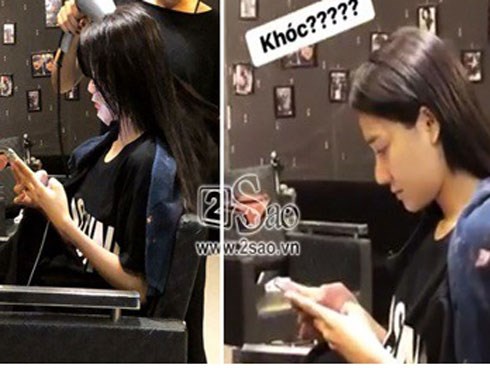 Lộ ảnh Nhã Phương bật khóc trong đêm giữa thời điểm bị đồn yêu Nhan Phúc Vinh