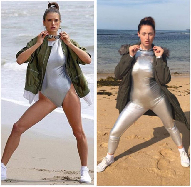 Cứ thấy ai đẹp là chị cũng phải nhại bằng được-8