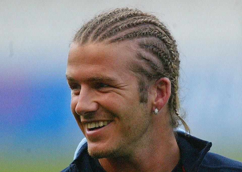 David Beckham từng hối tiếc khi để kiểu tóc này vào năm 2003 | Tin ...