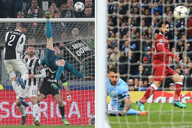 Lập siêu phẩm xe đạp chổng ngược”, C.Ronaldo vẫn ngậm ngùi xếp sau Salah-1