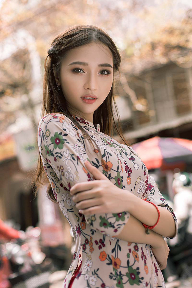 Ảnh đẹp xuất thần của cô gái Sài thành mơ ước diện áo dài ở Hà Nội-5