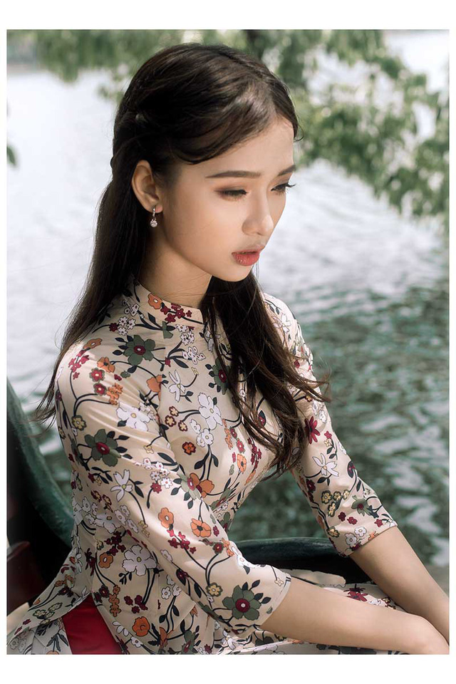 Ảnh đẹp xuất thần của cô gái Sài thành mơ ước diện áo dài ở Hà Nội-2