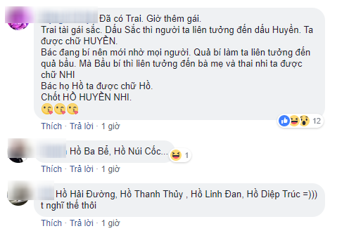 Siêu âm trai, đến khi vợ đẻ lại ra gái, ông bố họ Hồ đăng đàn nhờ dân mạng cứu trợ đặt tên-4