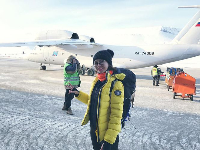 Cô gái Sài Gòn chạy hơn 10 tiếng dưới cái lạnh âm 32 độ ở Bắc Cực-1