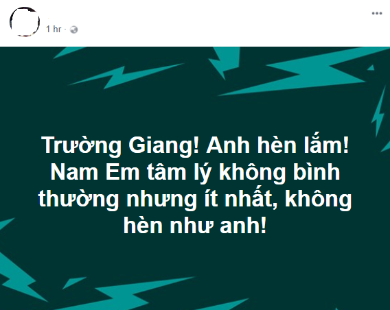 Sau phát ngôn của Trường Giang: Cư dân mạng dậy sóng chỉ trích, Nam Em quyết im lặng, Quế Vân bất ngờ mỉa mai-2