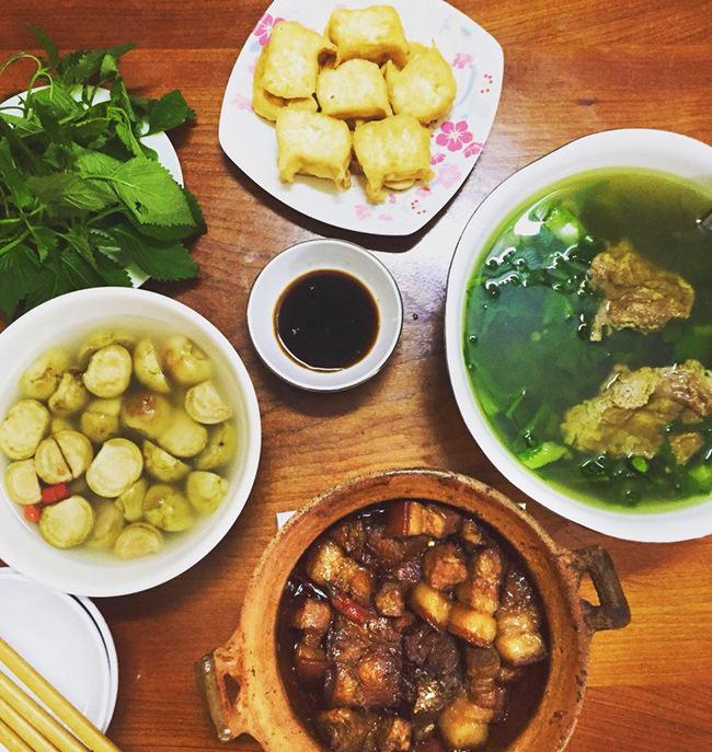 Vợ đảm ngày nào cũng vào bếp nấu nhiều bữa ăn ngon khiến chồng tăng 3kg sau cưới-4