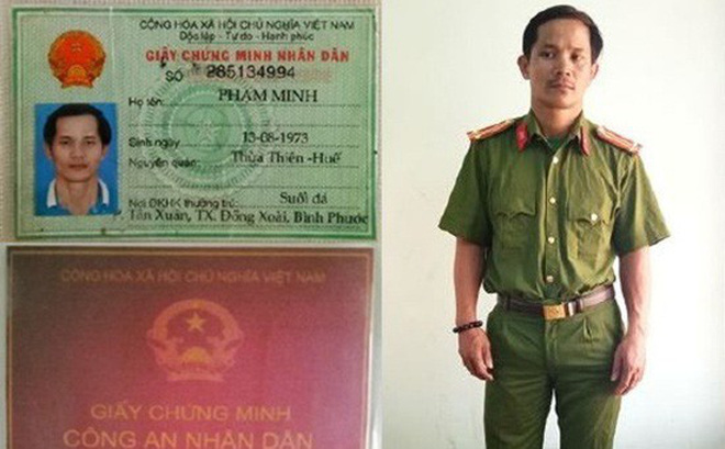 Mang 2 tiền án vẫn giả danh trung tá công an-1