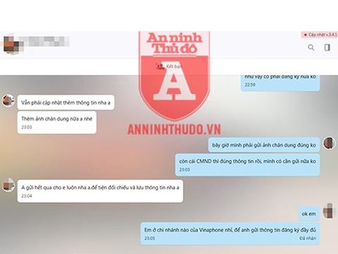 Kẻ lừa đảo lợi dụng việc nộp ảnh chân dung thuê bao điện thoại để trục lợi?