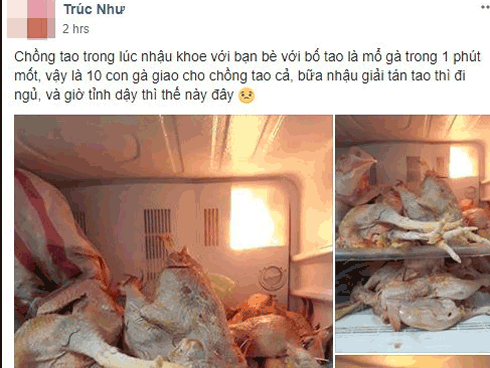Lỡ khoe với bố vợ có thể thịt 1 con gà trong 
