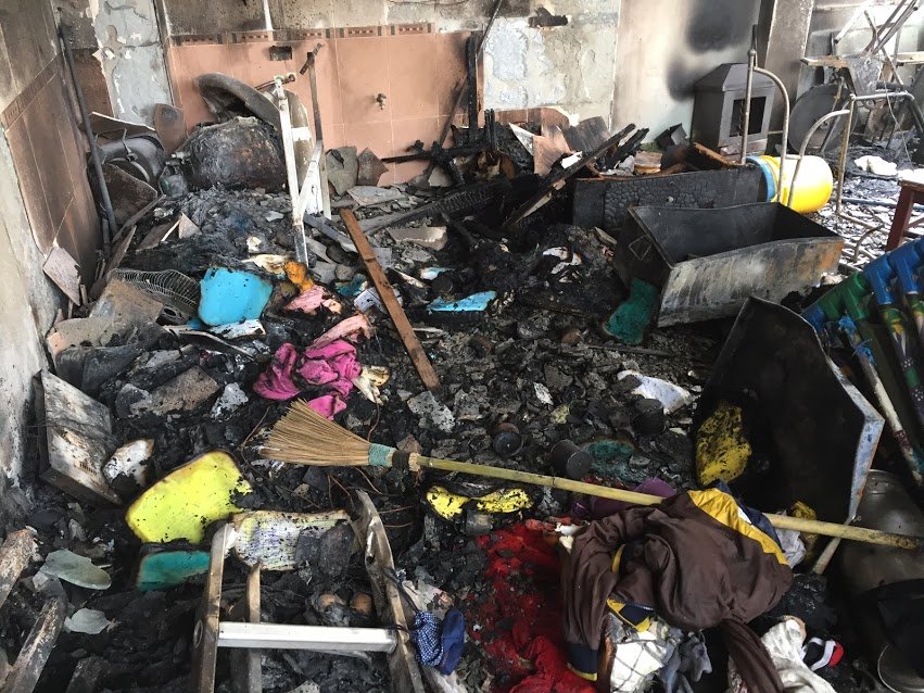 Hà Nội: Cháy trường mầm non giữa trưa, cô trò bỏ chạy-6