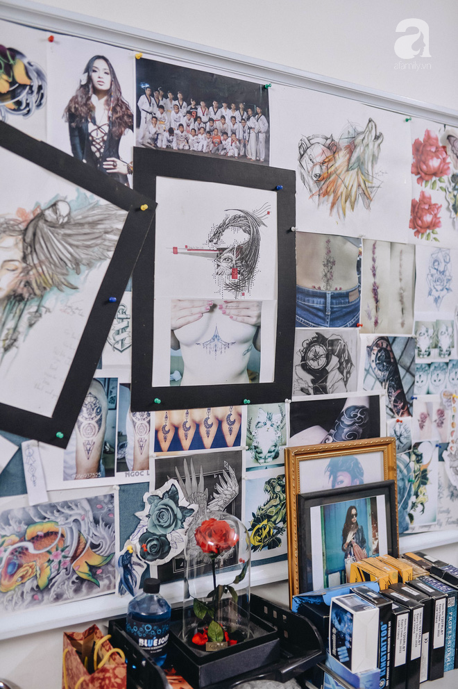 Nữ thợ xăm nóng bỏng Hà Thành kể chuyện khách đến xăm hình vợ quá cố và những vết sẹo cần được lắng nghe-9