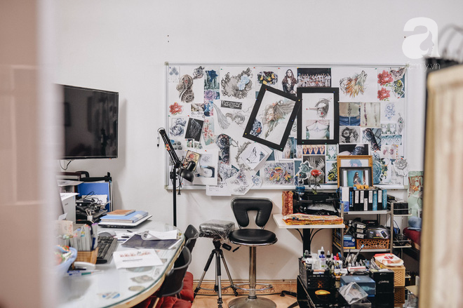 Nữ thợ xăm nóng bỏng Hà Thành kể chuyện khách đến xăm hình vợ quá cố và những vết sẹo cần được lắng nghe-10