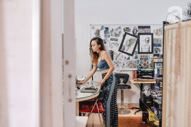 Nữ thợ xăm nóng bỏng Hà Thành kể chuyện khách đến xăm hình vợ quá cố và những vết sẹo cần được lắng nghe-4