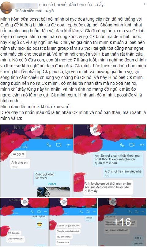 Vợ chồng lục đục, cô vợ tâm sự với bạn thân, ai ngờ bạn thừa cơ thả thính, gửi hẳn ảnh nude cho chồng-1